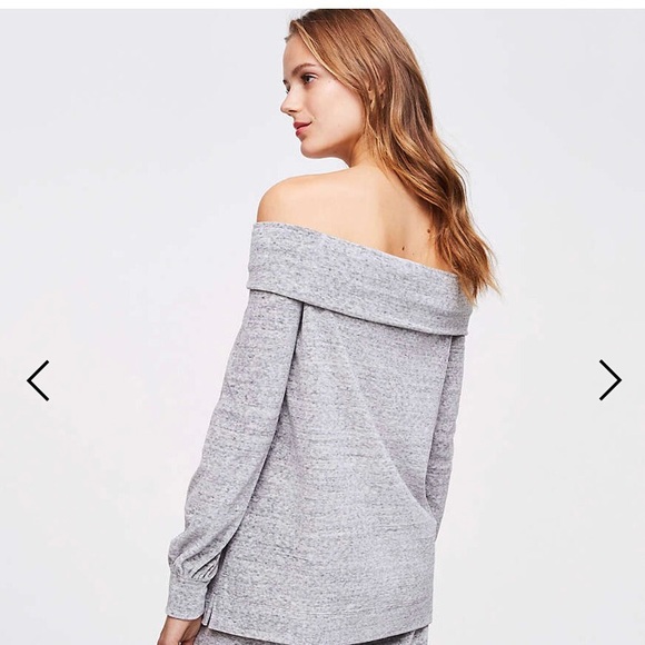 LOFT Sweaters - 3 for $15! Loft Velour Off the Shoulder Top!